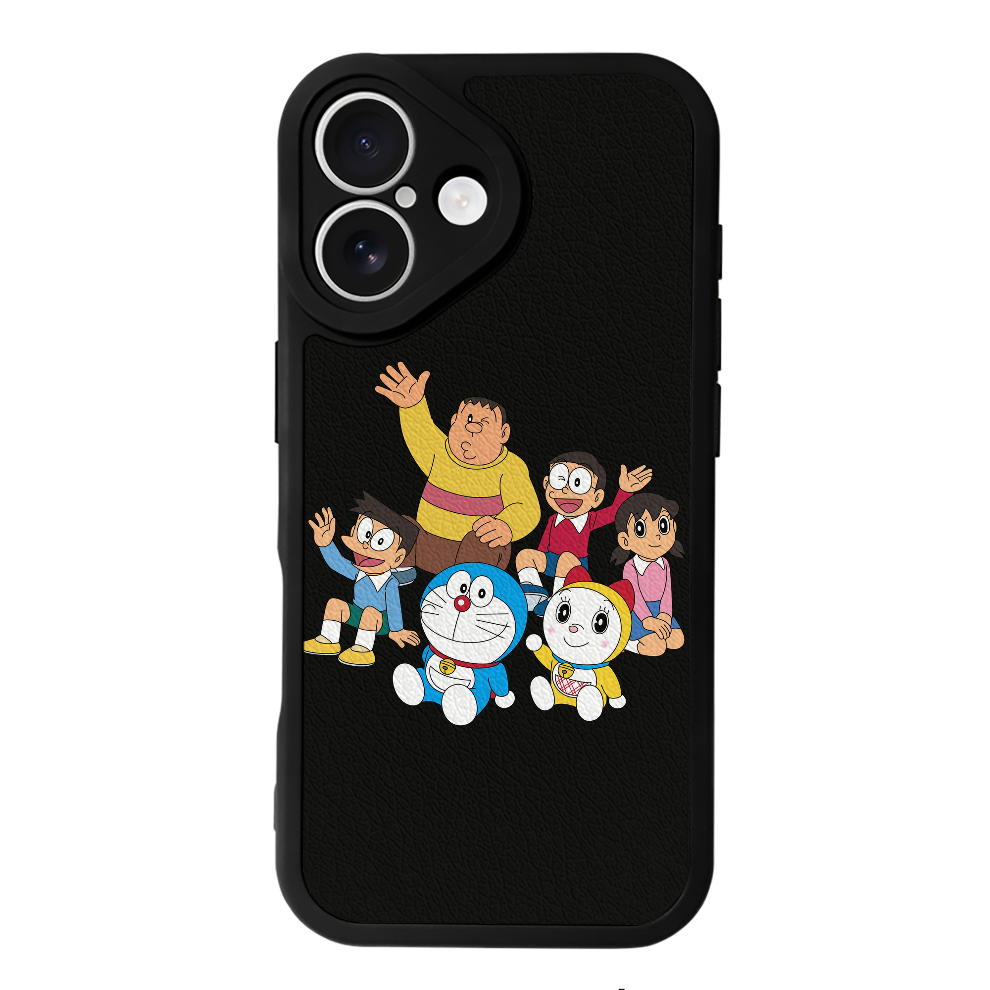 （画像用） ドラえもん 骨川 スネ夫 Doraemon Honekawa Suneo 【iPhone 16シリーズ対応】シリコンスマホケース（レザー調） 材質：シリコン
